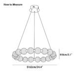 Ring Pearl Chandelier