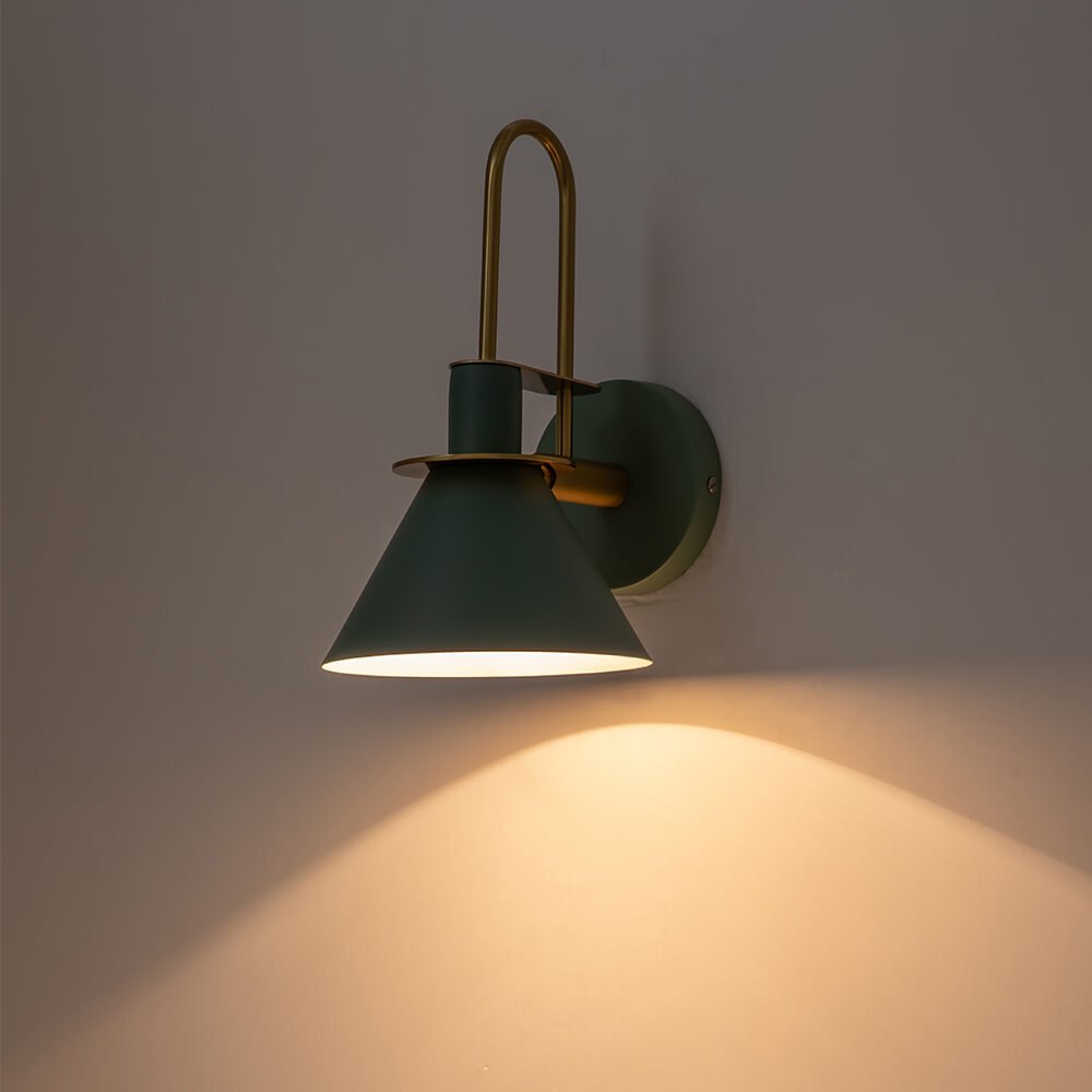 Single Cone Mid-century Wall Light Wall Sconce