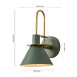 Single Cone Mid-century Wall Light Wall Sconce