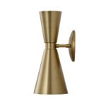 Starry 2-Light Hourglass Wall Sconce