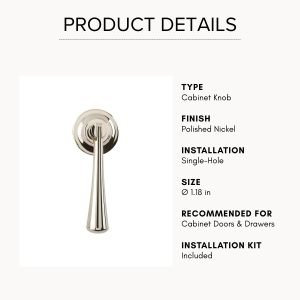 Vesper Cabinet Knob & Pendant Pull