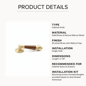 Scepter Cabinet Knob