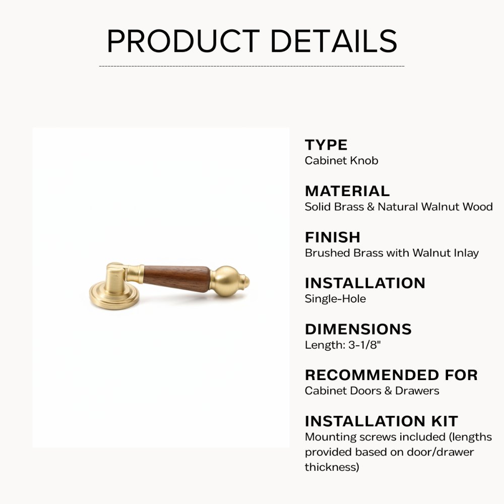 Scepter Cabinet Knob