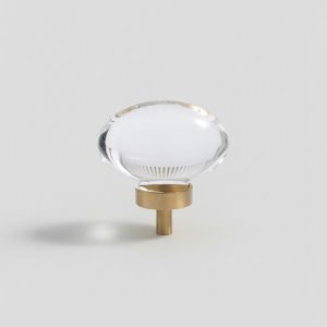 Lumen Crystal Glass Cabinet Knob