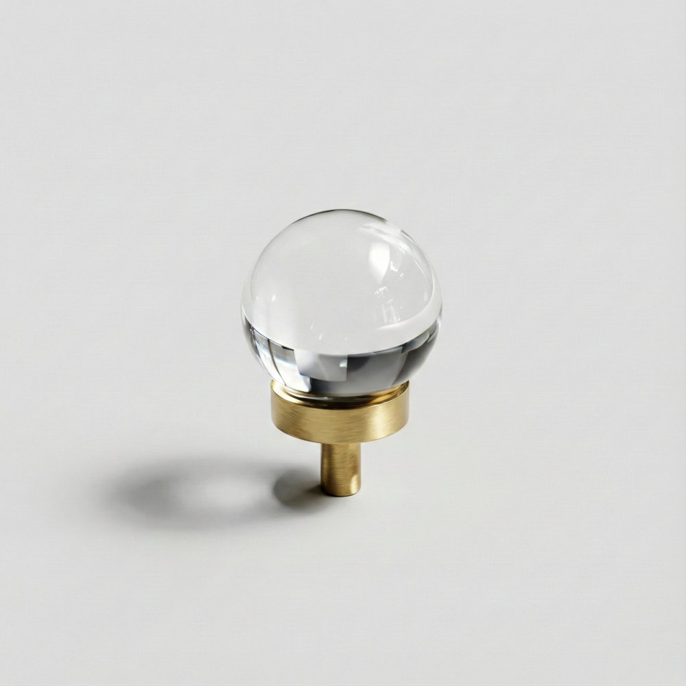 Astral Crystal Glass Cabinet Knob