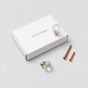 Ether Crystal Glass Cabinet Knob